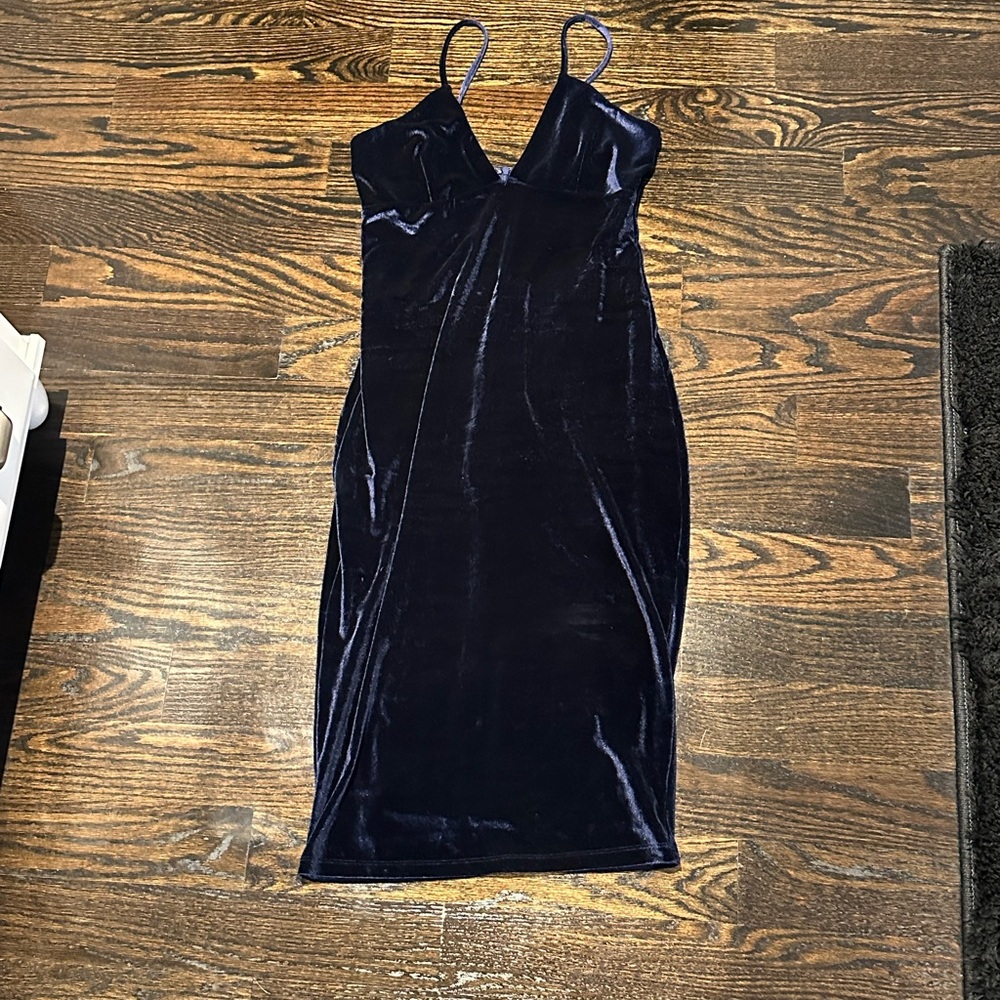 Dance & Marvel Blue Spaghetti Strap Sheath Dress - Picture 3 of 12